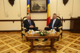 Встреча президента Николае Тимофти со своим румынским коллегой Клаусом Йоханнисом