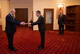 Президент Тимофти принял верительные грамоты послов Швейцарии, Хорватии, Кипра и Ватикана