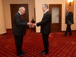Президент Республики Молдова принял верительные грамоты послов Чехии, Австралии и Боснии и Герцеговины