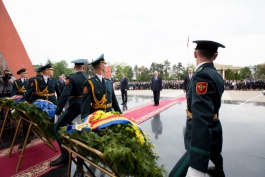 Președintele Timofti a comemorat victimele  celui de-al Doilea Război Mondial