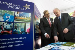 Президент Николае Тимофти участвовал в открытии "Европейского городка-2016"