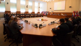 Președintele Nicolae Timofti a participat la ședința Colegiului militar