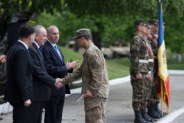 Президент Николае Тимофти участвовал в закрытии молдо-американских учений „Dragoon Pioneer 2016” 