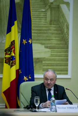 Președintele Timofti a prezidat ședința Consiliului național pentru reforma organelor de ocrotire a normelor de drept