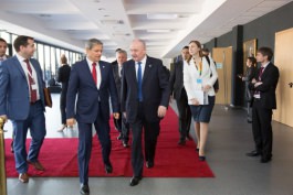Moldovan president meets Romanian premier