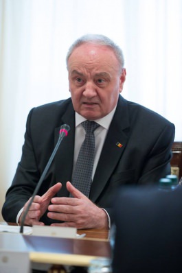 Președintele Nicolae Timofti a avut o întrevedere cu premierul ceh, Bohuslav Sobotka