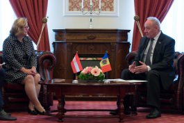 Президент Республики Молдова принял верительные грамоты послов Австрийской Республики, Республики Корея и Румынии