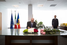 Moldovan president expresses condolences to Italian people