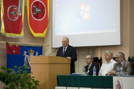 Președintele Nicolae Timofti a participat la inaugurarea celei de-a XI-a ediții a simpozionului internaţional „Cucuteni – 5000: Redivivus: știinţe exacte şi mai puţin exacte”