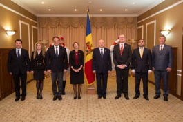 Президент Николае Тимофти принял верительные грамоты послов Великобритании, Турции и Азербайджана