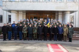Moldovan president attends ceremony of detaching new National Army contingent to KFOR mission