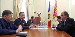 Игорь Додон встретился с Послом Румынии в РМ