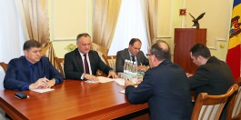 Președintele țării, Igor Dodon, a avut o întrevedere cu Ambasadorul României la Chișinău