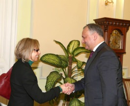 Игорь Додон встретился с Послом Германии в Кишиневе Ульрике Кнотц