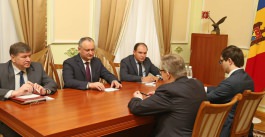 Игорь Додон провел встречу с главой Делегации ЕС в Молдове