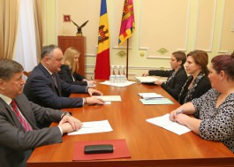 Игорь Додон провел встречу с Послом Королевства Швеции в Республике Молдова Сигне Бюргсталлер