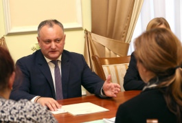 Igor Dodon a avut o întrevedere cu E.S. Signe Burgstaller, Ambasadorul Regatului Suediei în Republica Moldova