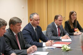 Президент Республики Молдова Игорь Додон провел встречу с председателем Европейского Совета Дональдом Туском   