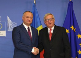 Președintele țării s-a întîlnit cu Președintele Comisiei Europene 