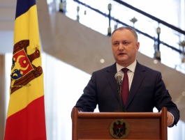 Igor Dodon, Președintele Republicii Moldova a susținut un briefing pe marginea rezultatelor vizitei la Bruxelles