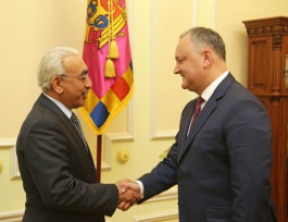 Игорь Додон встретился с послом Государства Катар в Молдове