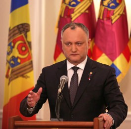 Президент Республики Молдова Игорь Додон представил инициативу создания платформы социального диалога для национального примирения