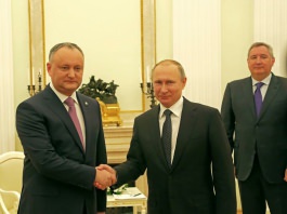 Продление амнистии мигрантов, приднестровское урегулирование, стратегическое партнерство Молдовы и России было темой встречи Игоря Додона с Владимиром Путиным