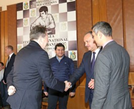 Igor Dodon a participat la deschiderea Turneului internațional la șah rapid ”Memorial V. Cebanenco”