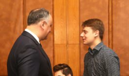 Igor Dodon a participat la deschiderea Turneului internațional la șah rapid ”Memorial V. Cebanenco”