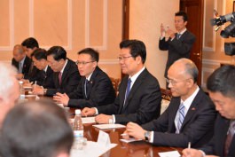 Igor Dodon a avut o întrevedere cu o delegație chineză, condusă de dl Zhang Chunxian