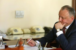 Igor Dodon, Președintele Republici Moldova a primit în audiență cetățeni
