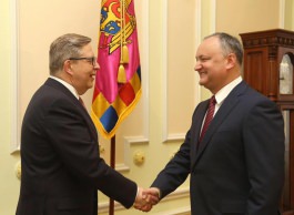 Igor Dodon, Președintele Republicii Moldova a avut o întrevedere cu Pirkka Tapiola, șeful Misiunii UE la Chișinău