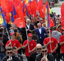 Президент Республики Молдова Игорь Додон принял участие в мероприятиях по случаю Международного дня солидарности трудящихся