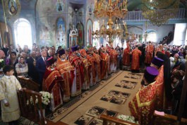Președintele țării a vizitat Biserica Sfîntului Gheorghe din Taraclia.