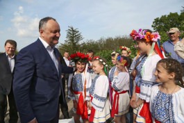 Igor Dodon a participat la Hramul satului Grigorievca