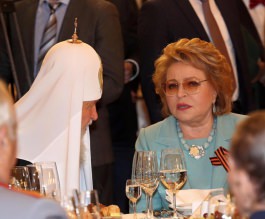 Президент Игорь Додон вместе с Первой леди принял участие в торжественном приеме в Кремле