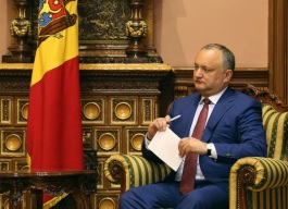 Președintele Republicii Moldova a avut o întrevedere cu delegația  comună a Comisiei de la Veneția și OSCE/ODIHR
