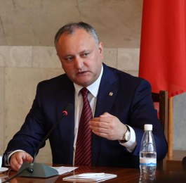 Președintele țării a avut o întrevedere cu ambasadorii Federației Ruse, UE, SUA, Turcia, majoritatea statelor din UE și CSI, alte țări prietene ale Republicii Moldova