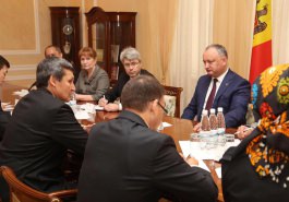 Президент Игорь Додон встретился с делегацией Туркменистана