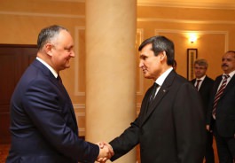 Президент Игорь Додон встретился с делегацией Туркменистана