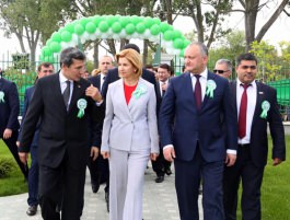 Președintele țării a participat la ceremonia de inaugurare a grădiniţei de copii din satul Cişmichioi