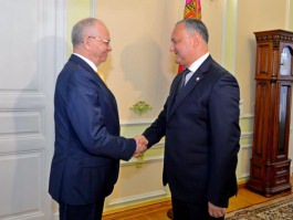 Președintele Republicii Moldova, Igor Dodon a avut o întrevedere cu Ambasadorul Extraordinar şi Plenipotenţiar al Federaţiei Ruse în Republica Moldova, Farit Muhametşin