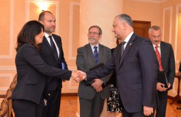 Președintele Igor Dodon a avut o întrevedere cu delegația Comisiei de la Veneția