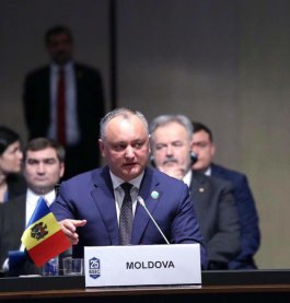 Președintele Republicii Moldova a rostit un discurs în cadrul Summitului Aniversar al Organizației Cooperării Economice a Mării Negre