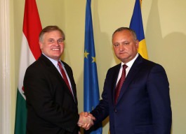 Președintele Republicii Moldova a avut o întrevedere cu preşedintele Organizaţiei Internaționale pentru Familie