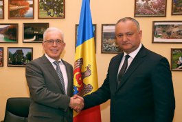 Președintele Republicii Moldova a avut o întrevedere cu secretarul general al Consiliului Adunării Interparlamentare a CSI