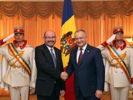 Președintele Republicii Moldova a primit scrisorile de acreditare din partea ambasadorilor Regatului Arabiei Saudite și Statului Israel