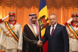 Президент Республики Молдова принял верительные грамоты послов Королевства Саудовской Аравии и Государства Израиль