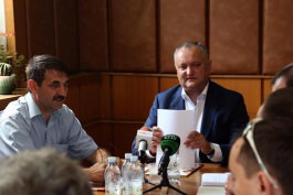 Igor Dodon a prezidat ședința Prezidiului Federației de Șah din Moldova
