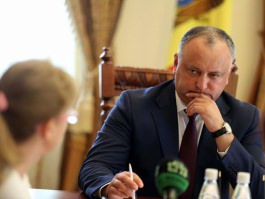 Igor Dodon, Președintele Republicii Moldova a primit cetățeni în audiență